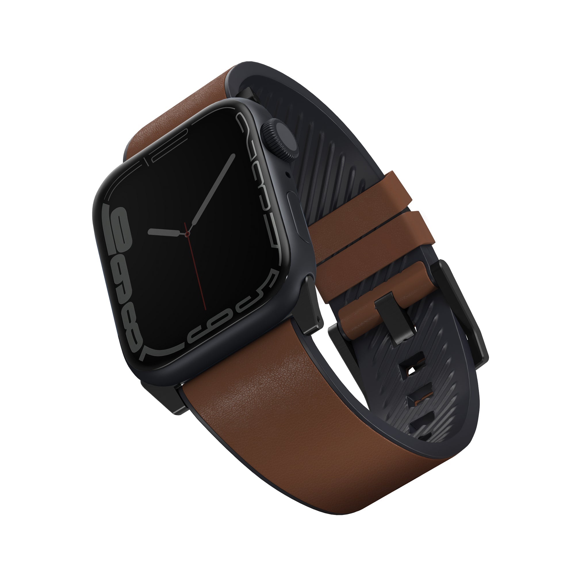 Uniq Straden Genuine Hybrid Strap Brown 45/49mm | Brown Uniq Straden Genuine Hybrid Strap Brown 45/49mm | Brown